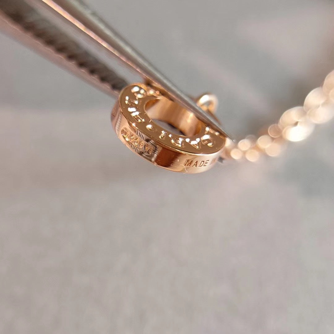 [⭐Aura]ZERO 1 NECKLACE PINK GOLD