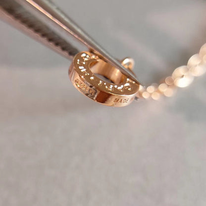 [⭐Aura]ZERO 1 NECKLACE PINK GOLD