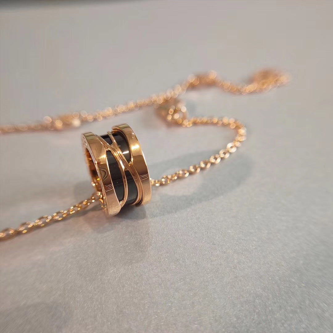 [⭐Aura]ZERO 1 NECKLACE PINK GOLD