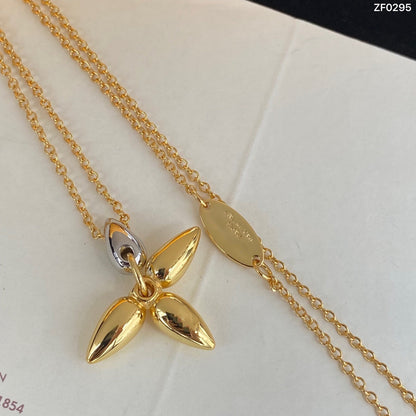 [⭐Aura]LOUISETTE PEDANT GOLD NECKLACE