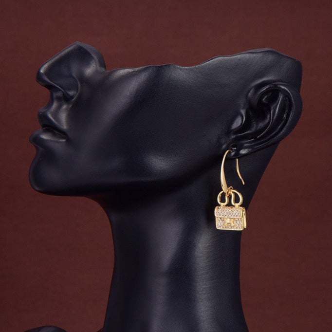 [⭐Aura]KELLY DIAMOND EARRINGS