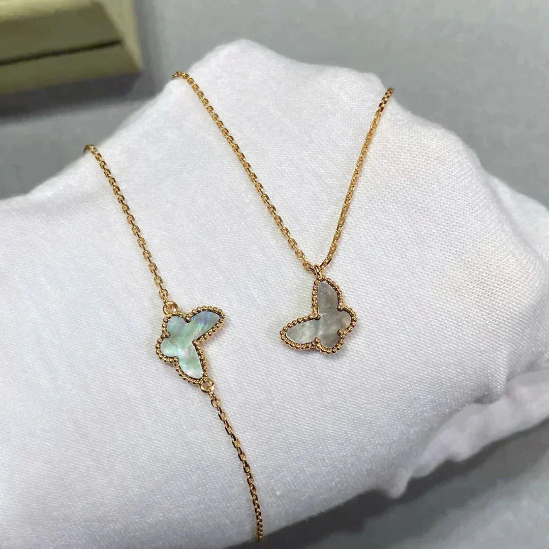 [⭐Aura]BUTTERFLY DARK MOP BUTTERFLY BRACELET