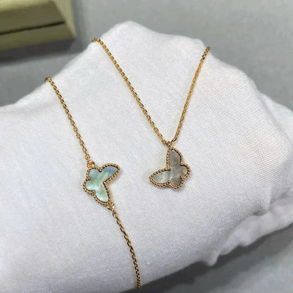 [⭐Aura]BUTTERFLY DARK MOP BUTTERFLY BRACELET
