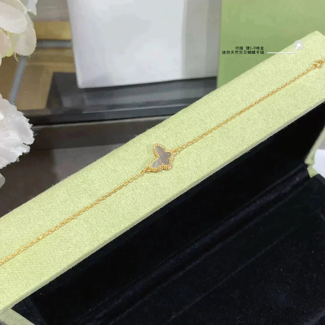 [⭐Aura]BUTTERFLY DARK MOP BUTTERFLY BRACELET