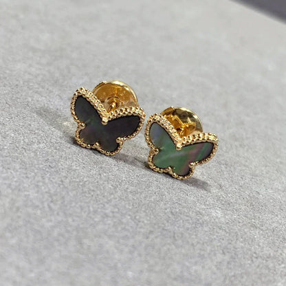 [⭐Aura]BUTTERFLY DARK MOP  EARRINGS