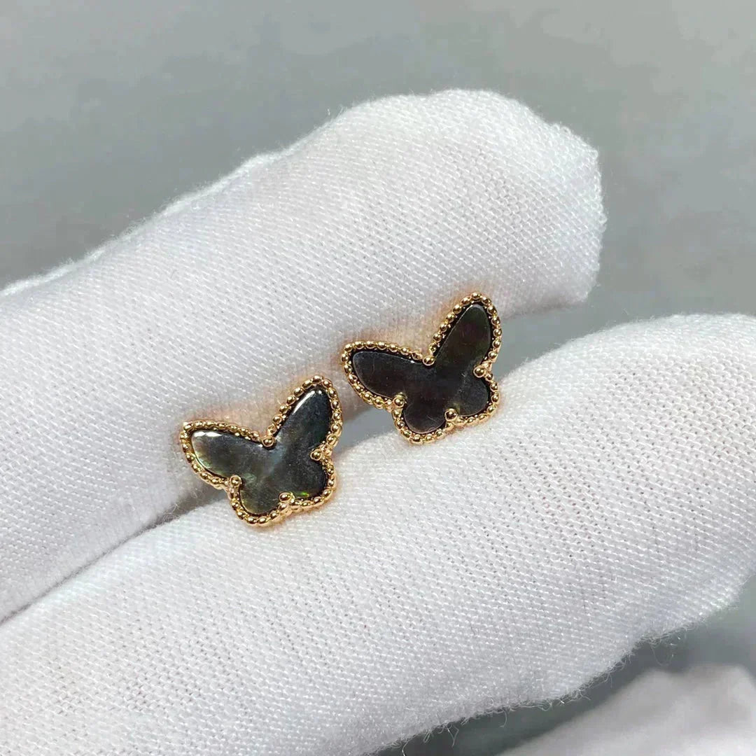 [⭐Aura]BUTTERFLY DARK MOP  EARRINGS
