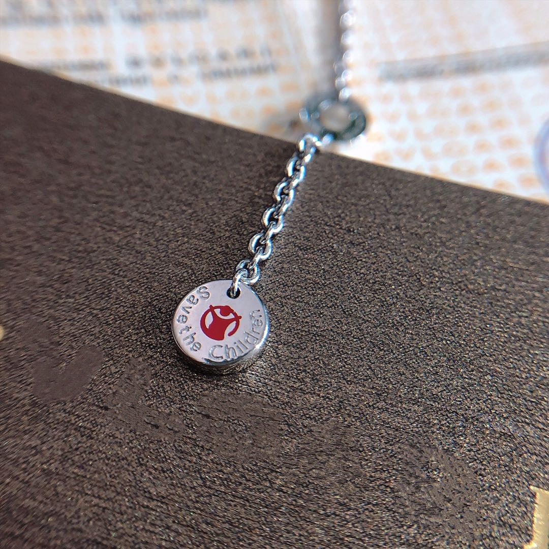 [⭐Aura]ZERO 1 BLACK CERAMIC SILVER NECKLACE
