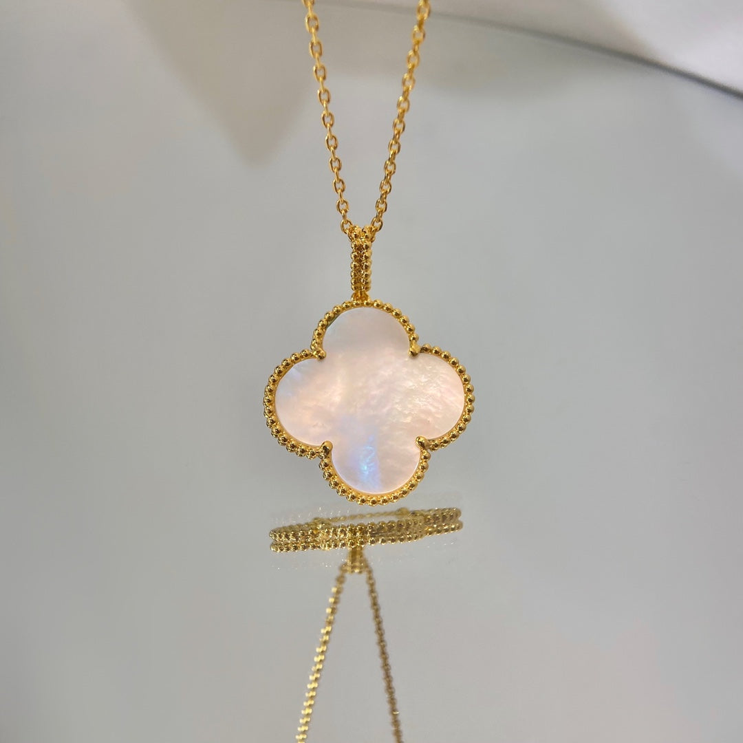 [⭐Aura]CLOVER 25MM MOP LARGE PENDANT NECKLACE