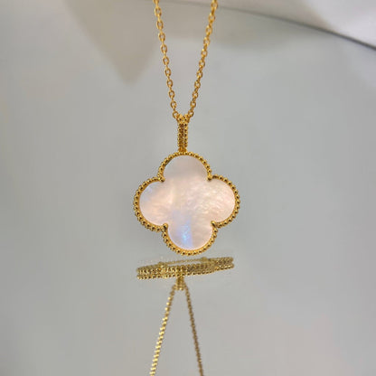 [⭐Aura]CLOVER 25MM MOP LARGE PENDANT NECKLACE