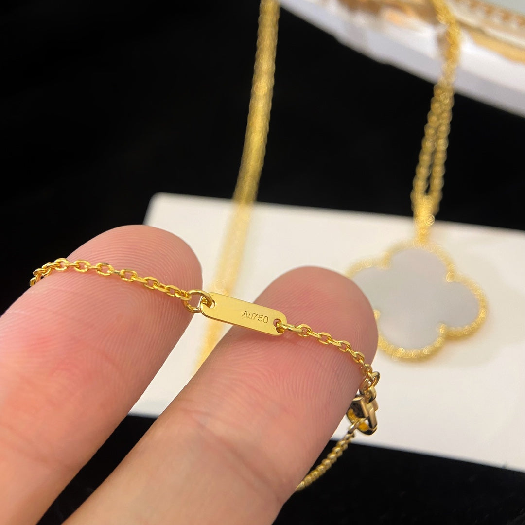 [⭐Aura]CLOVER 25MM MOP LARGE PENDANT NECKLACE