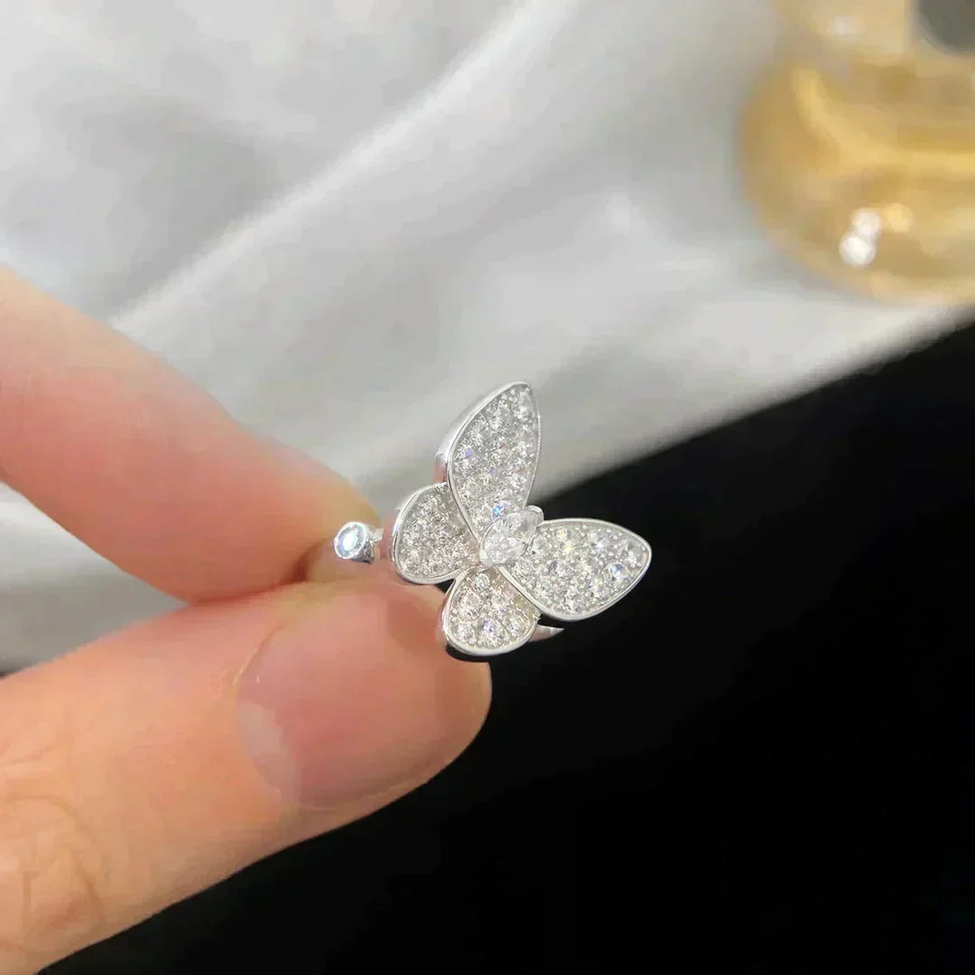 [⭐Aura]BUTTERFLY DIAMOND RING