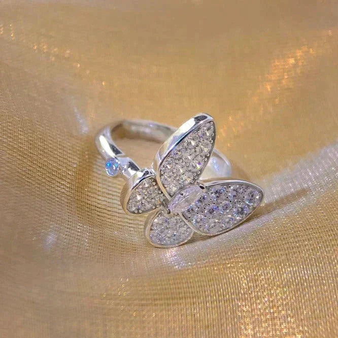 [⭐Aura]BUTTERFLY DIAMOND RING