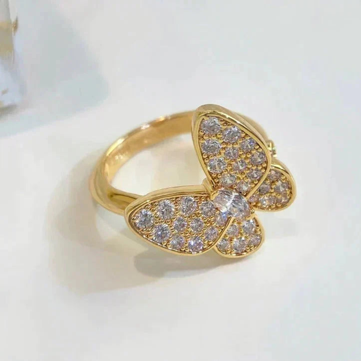 [⭐Aura]BUTTERFLY DIAMOND RING
