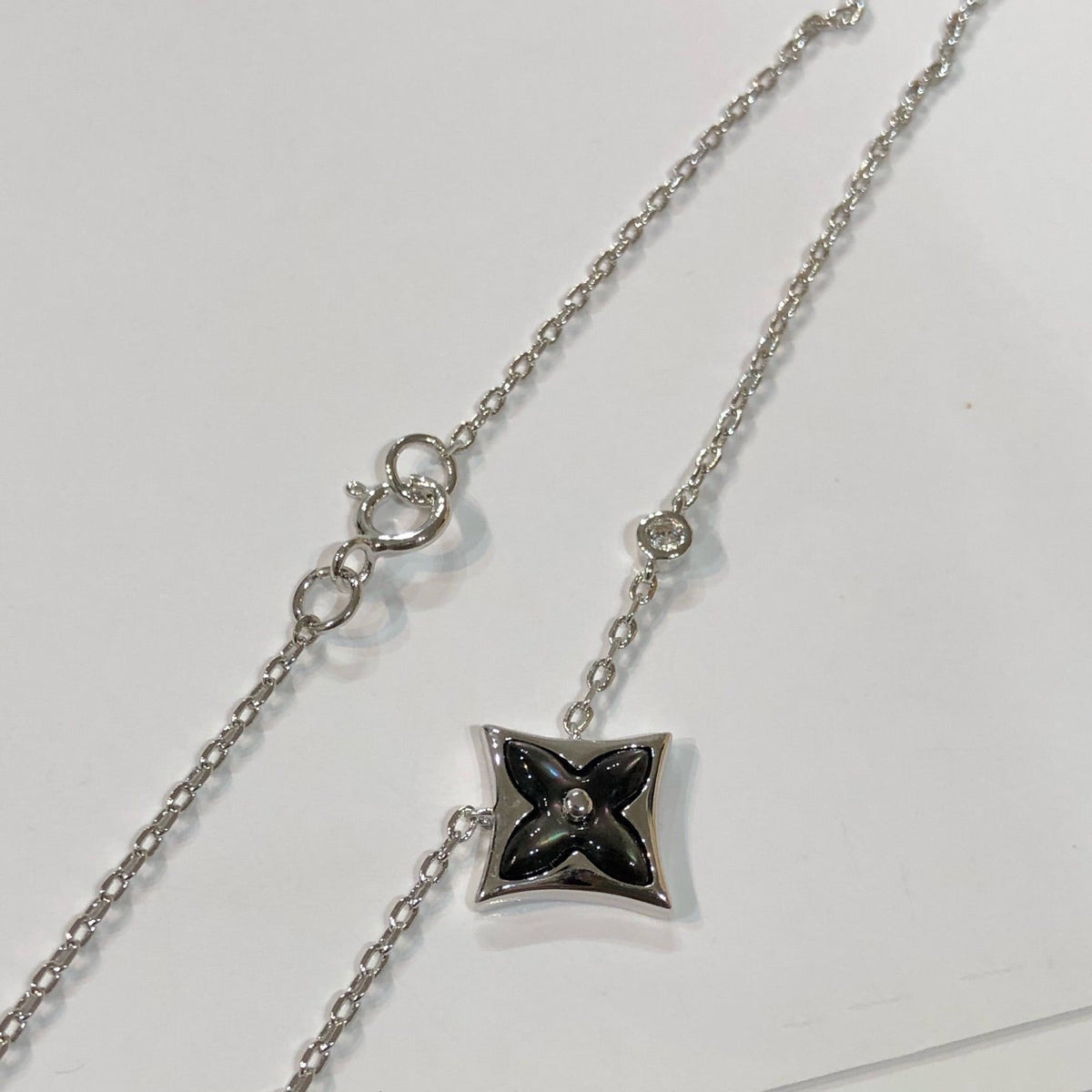 [⭐Aura]STAR BLACK MOP NECKLACE