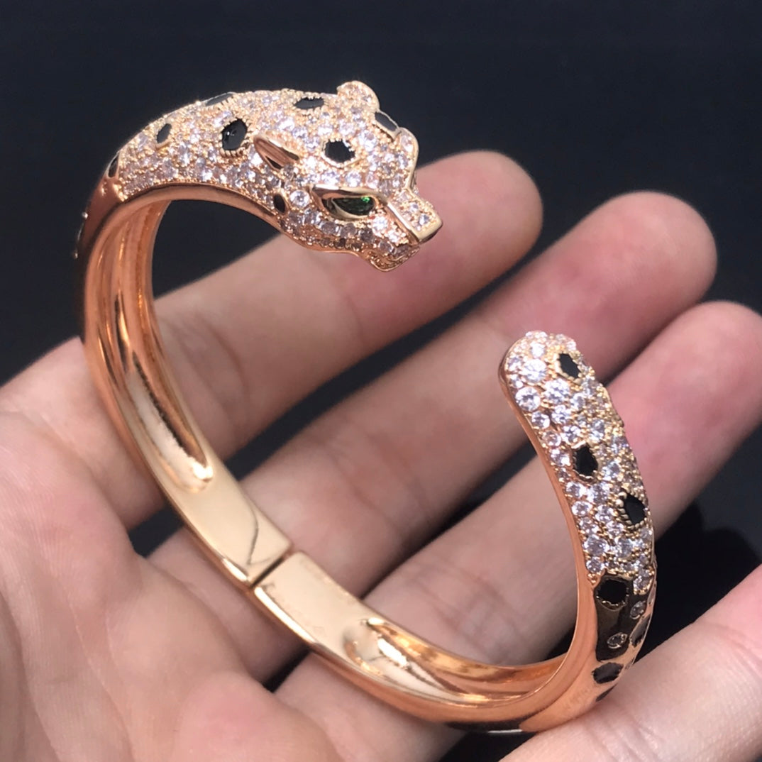 [⭐Aura]PANTHERE BIG BRACELET DIAMONDS