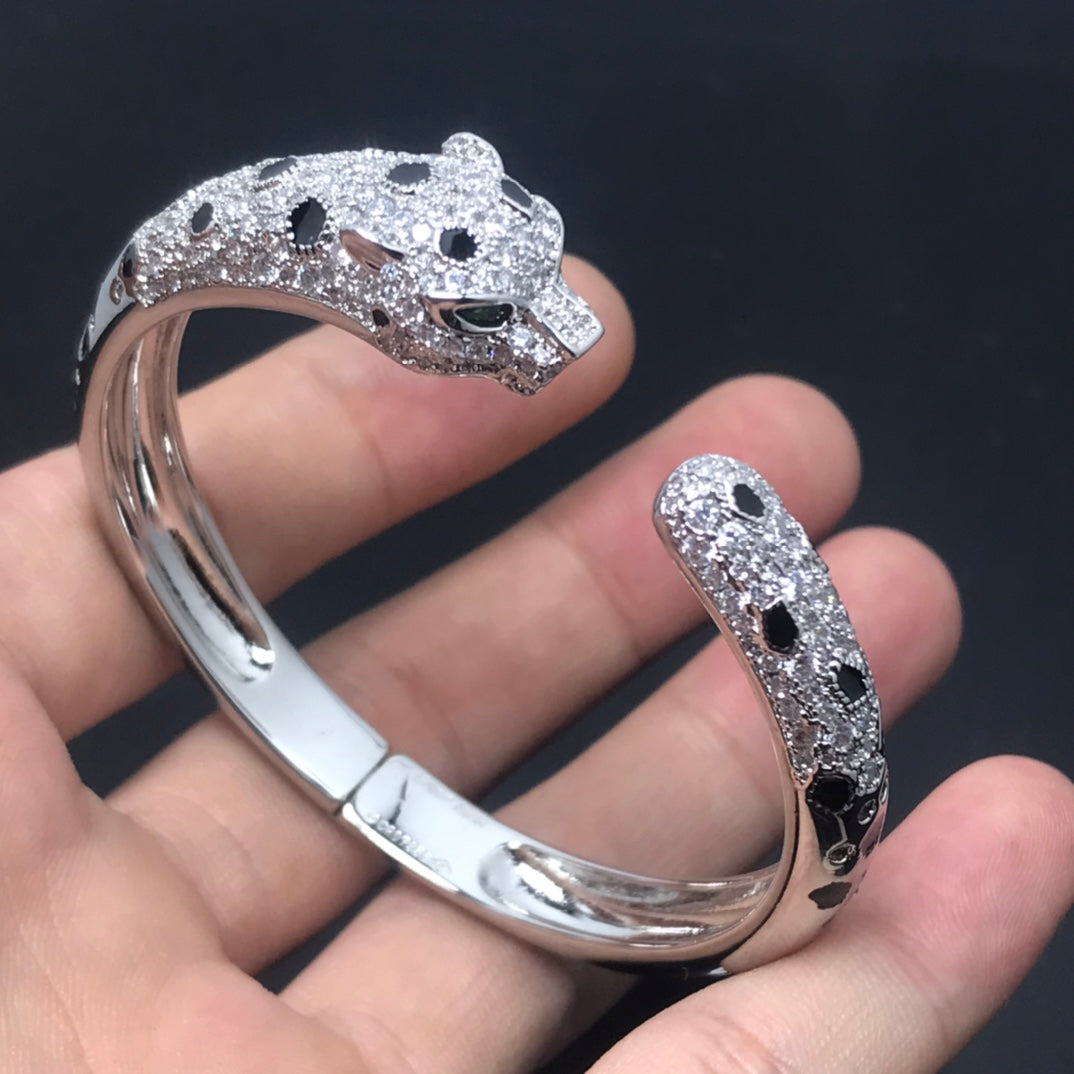[⭐Aura]PANTHERE BIG BRACELET DIAMONDS