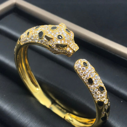 [⭐Aura]PANTHERE BIG BRACELET DIAMONDS