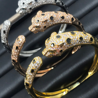 [⭐Aura]PANTHERE BIG BRACELET DIAMONDS