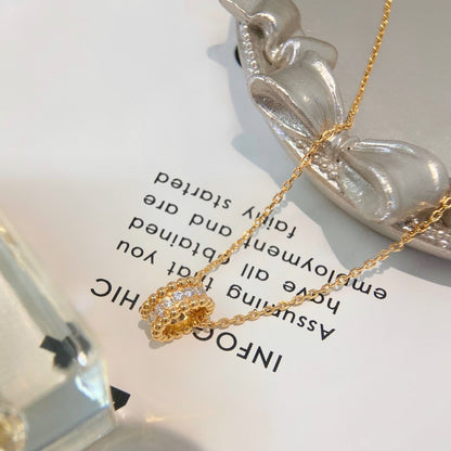 [⭐Aura]PERLEE DIAMOND NECKLACE