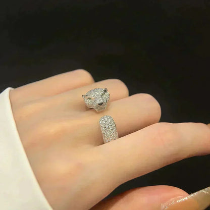 [⭐Aura]PANTHERE 5.5MM ALL DIAMOND RING