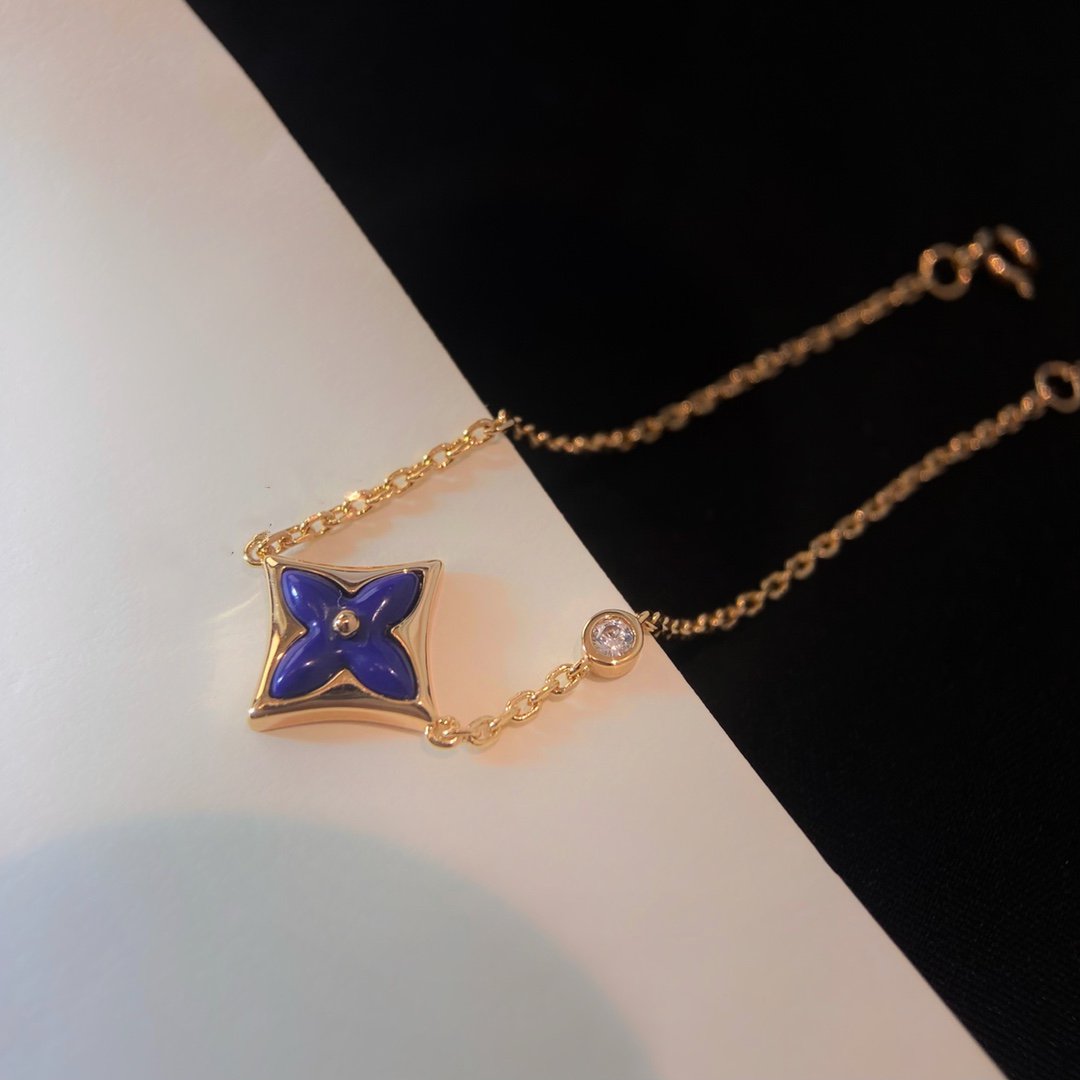 [⭐Aura]COLOR STAR PINK GOLD DIAMOND BRACELET