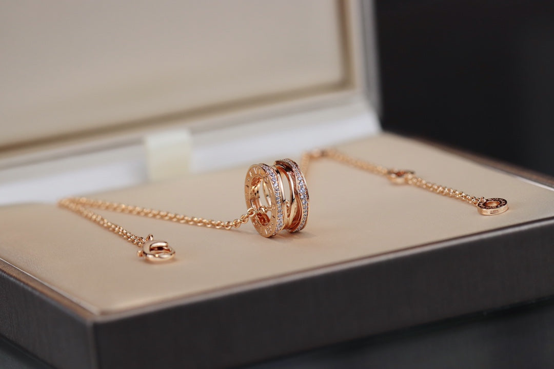 [⭐Aura]ZERO 1 PINK GOLD NECKLACE