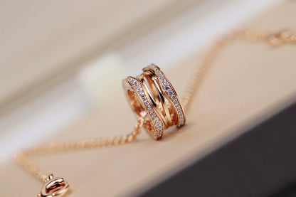 [⭐Aura]ZERO 1 PINK GOLD NECKLACE