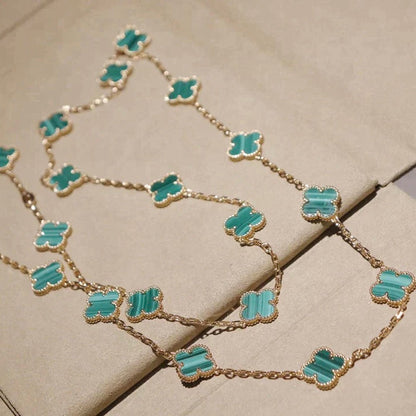 [⭐Aura]CLOVER 20 MOTIFS MALACHITE GOLD