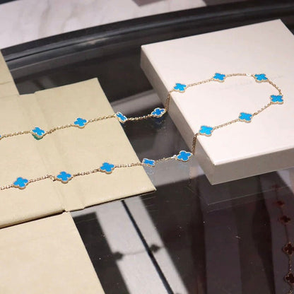 [⭐Aura]CLOVER 20 MOTIFS TURQUOISE GOLD