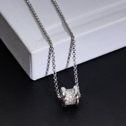 [⭐Aura]ZERO 1 SILVER DIAMOND NECKLACE