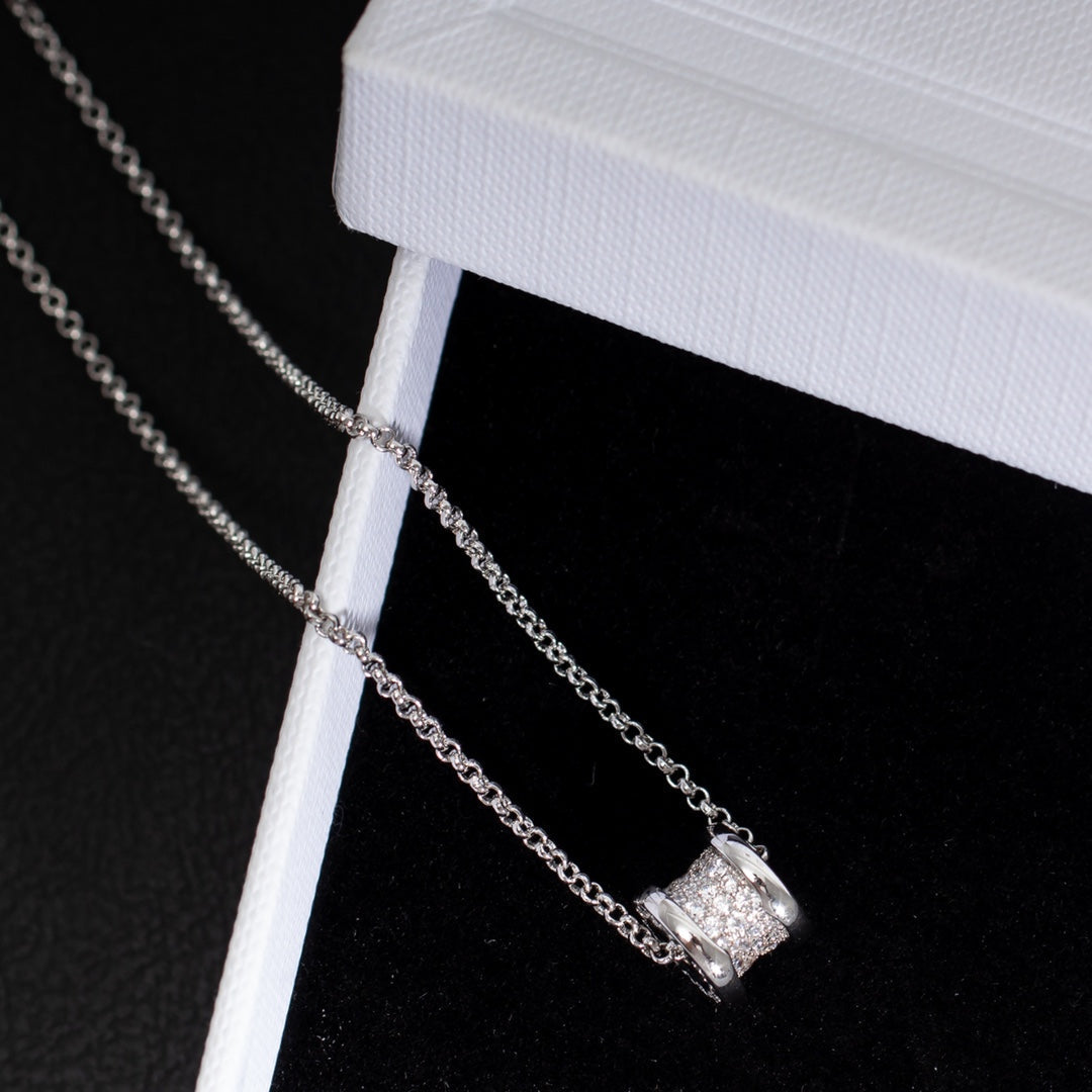 [⭐Aura]ZERO 1 SILVER DIAMOND NECKLACE