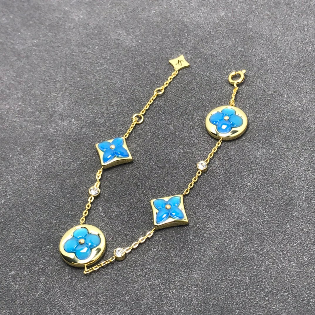[⭐Aura]STAR AND SUN TURQUOISE 4 MOTIFS 3 DIAMONDS