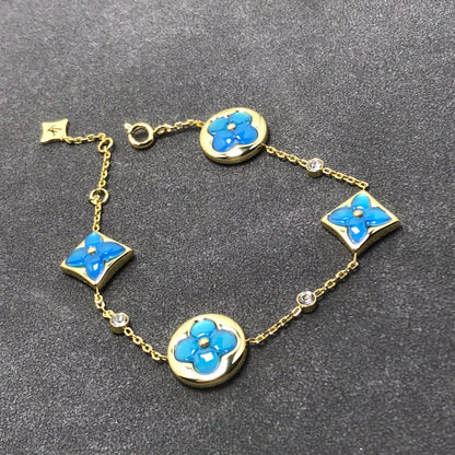 [⭐Aura]STAR AND SUN TURQUOISE 4 MOTIFS 3 DIAMONDS
