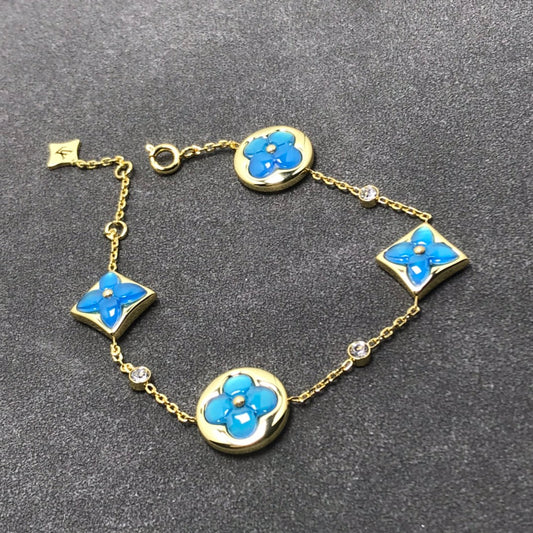 [⭐Aura]STAR AND SUN TURQUOISE 4 MOTIFS 3 DIAMONDS