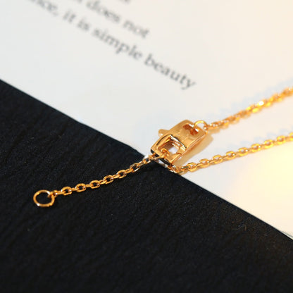 [⭐Aura]STAR AND SUN DIAMOND PINK GOLD NECKLACE