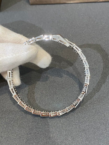 [⭐Aura]SERPENTI BRACELET DIAMONDS SILVER