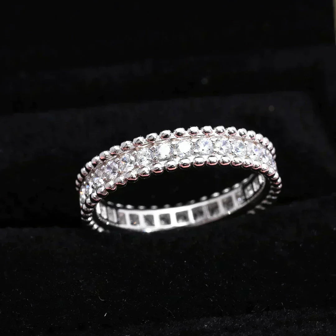 [⭐Aura]PERLEE DIAMOND SILVER RING