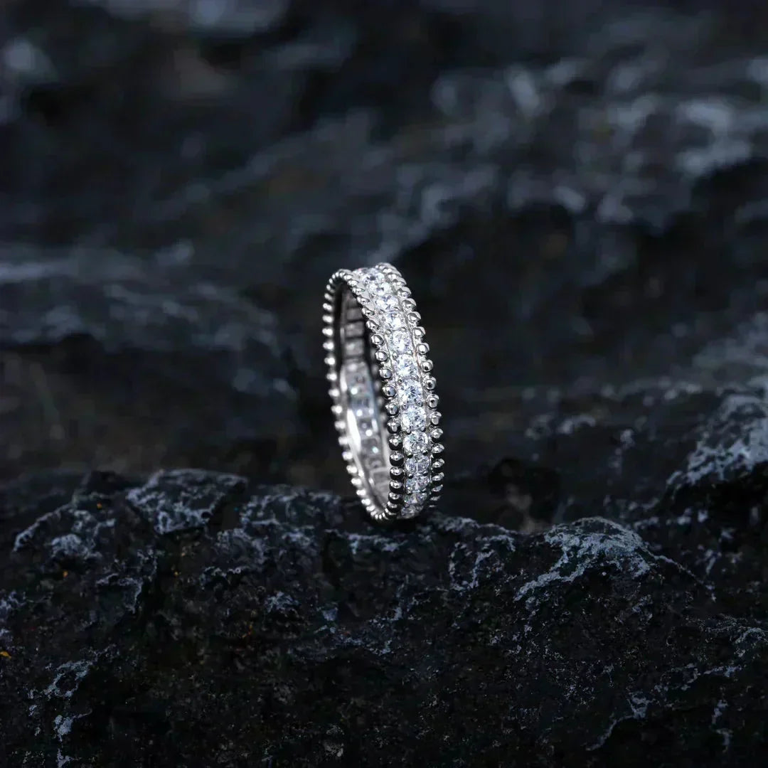 [⭐Aura]PERLEE DIAMOND SILVER RING