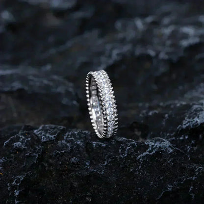 [⭐Aura]PERLEE DIAMOND SILVER RING