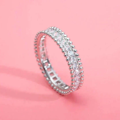[⭐Aura]PERLEE DIAMOND SILVER RING