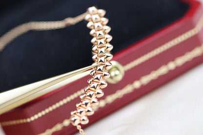 [⭐Aura]CLASH PINK GOLD NECKLACE