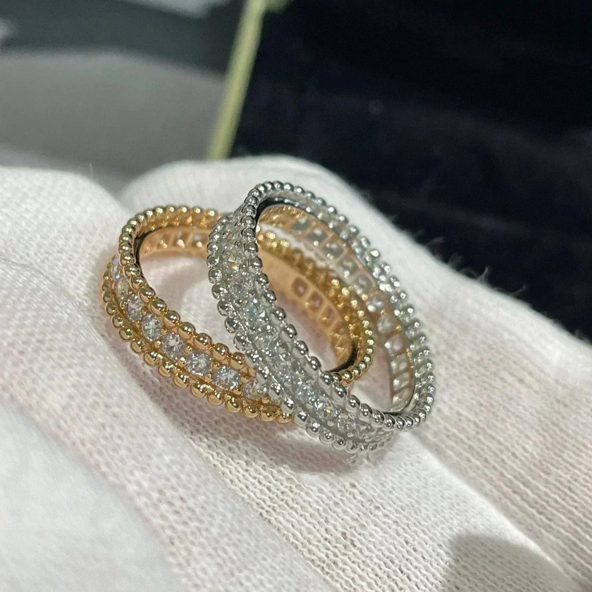 [⭐Aura]PERLEE DIAMOND ROSE GOLD RING