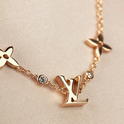 [⭐Aura]STAR AND SUN 7 MOTIFS GOLD BRACELET