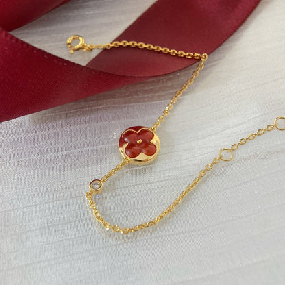 [⭐Aura]SUN PEDANT CARNELIAN BRACELET