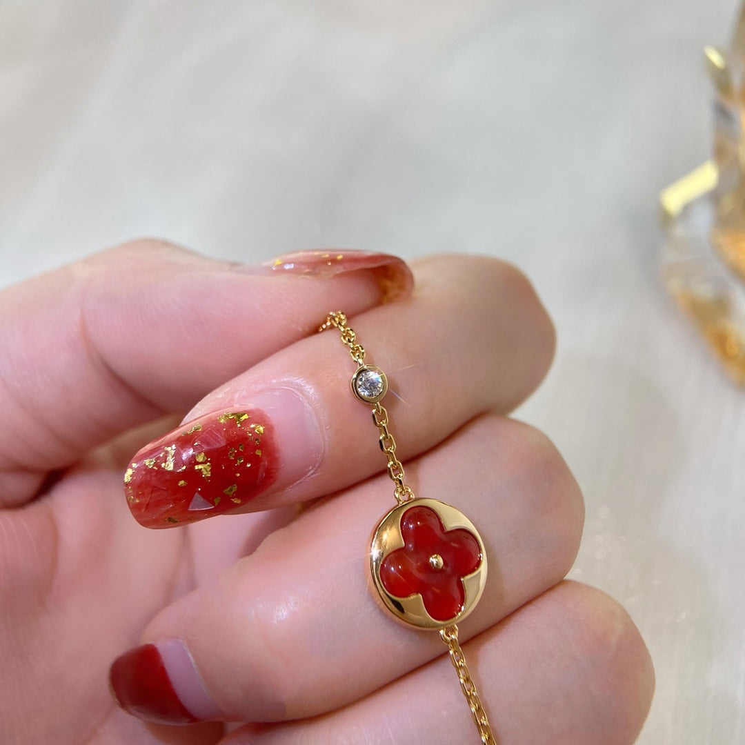 [⭐Aura]SUN PEDANT CARNELIAN BRACELET