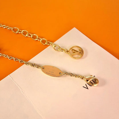 [⭐Aura]LOGO STAR MOTIF GOLD BRACELET