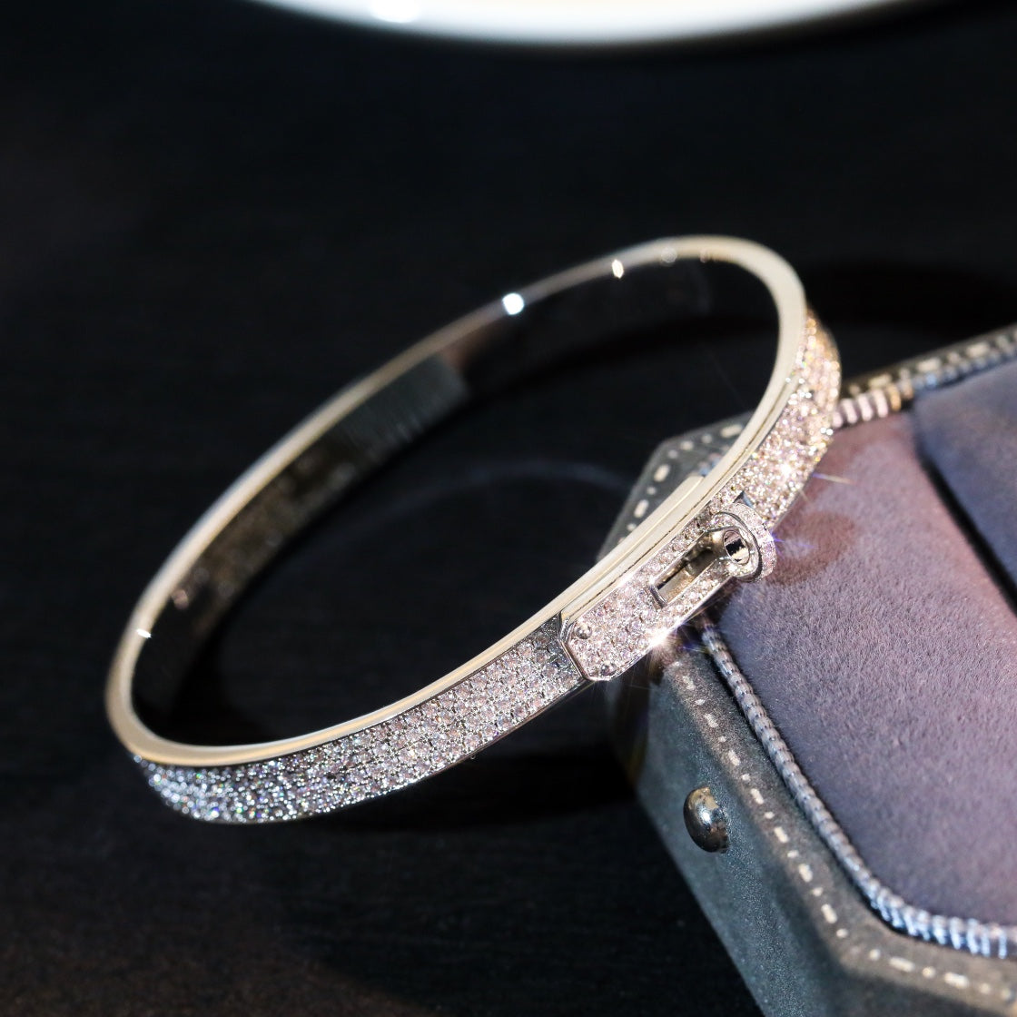 [⭐Aura]KELLY BRACELET DIAMOND PAVED