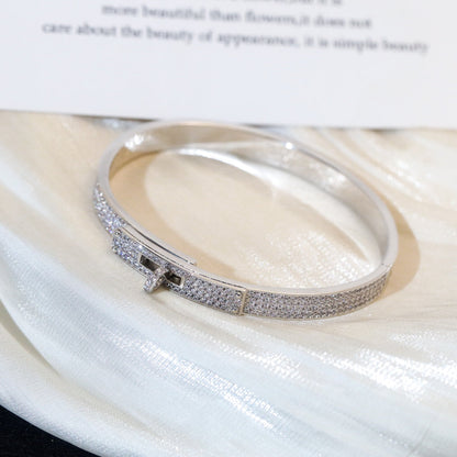 [⭐Aura]KELLY BRACELET DIAMOND PAVED