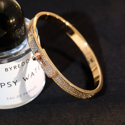 [⭐Aura]KELLY BRACELET DIAMOND PAVED