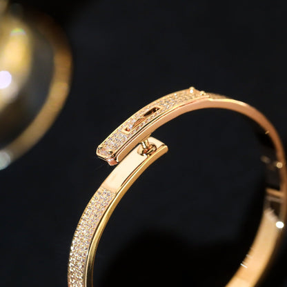 [⭐Aura]KELLY BRACELET DIAMOND PAVED